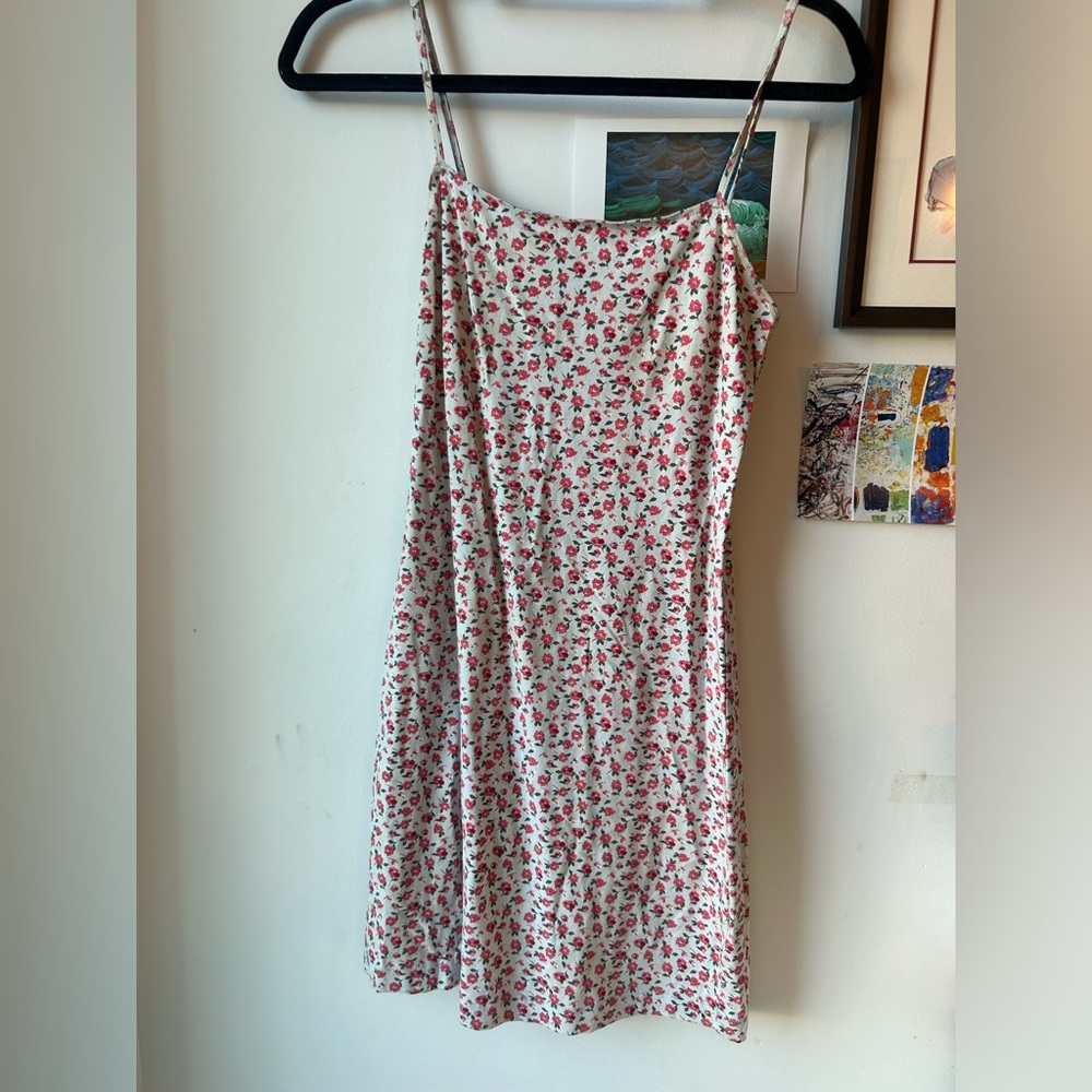 Floral Spaghetti Strap Mini Dress